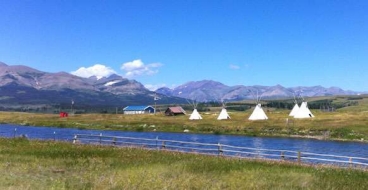 A lake in the middle of a tribal land