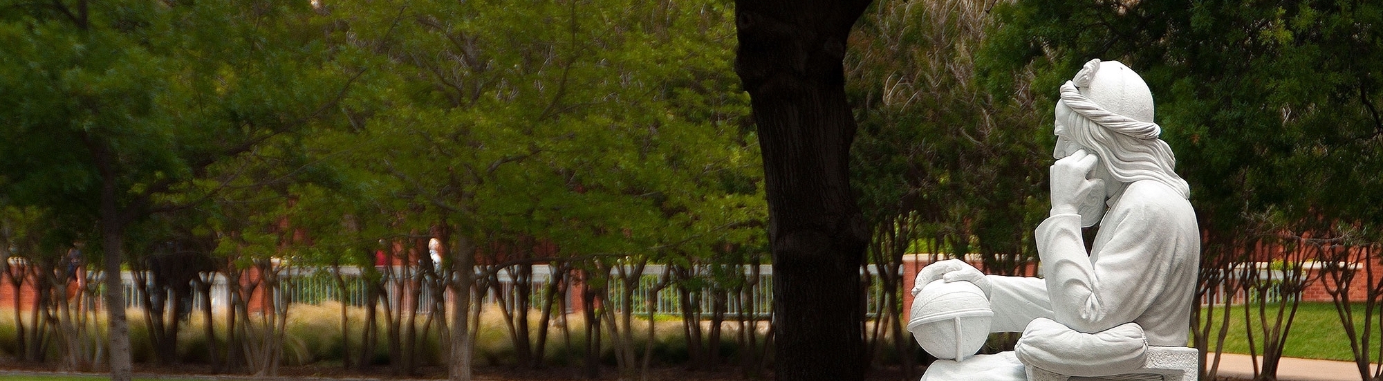 Oman Khayyam statue on the University of Oklahoma campus.