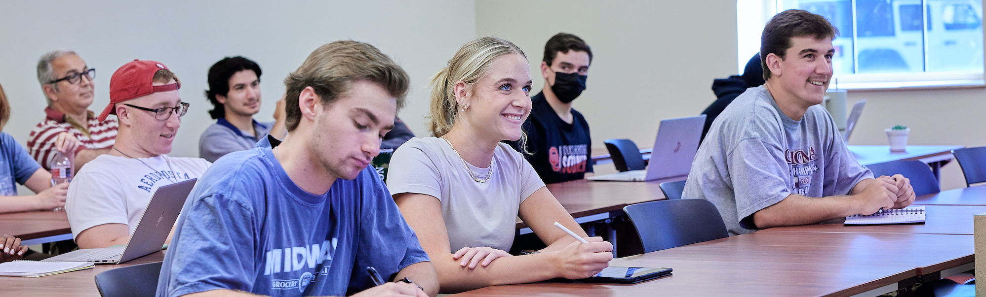 Students in an international studies class.