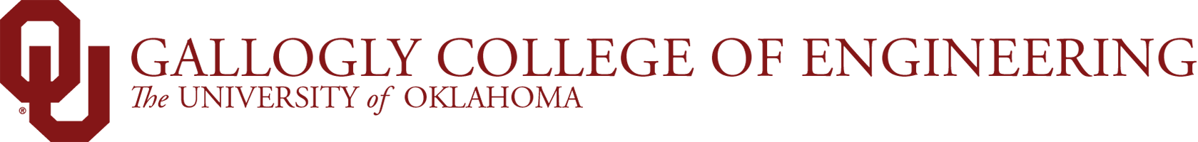 Interlocking OU, Gallogly College of Engineering, The University of Oklahoma website wordmark.