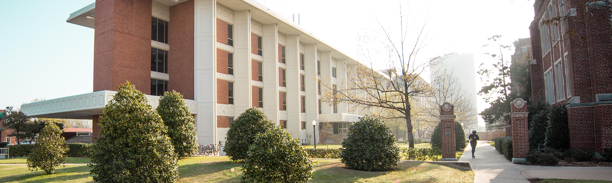 View of Engineering Quad from east end looking west