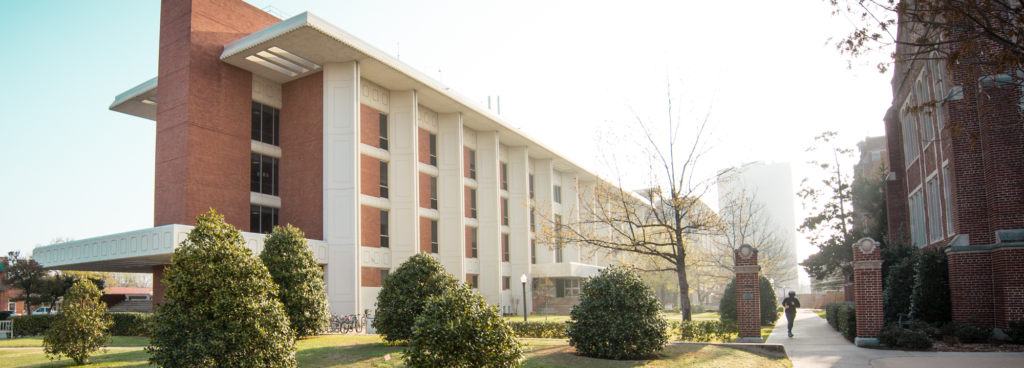 Photo of Engineering Quad, facing Carson Engineering Center