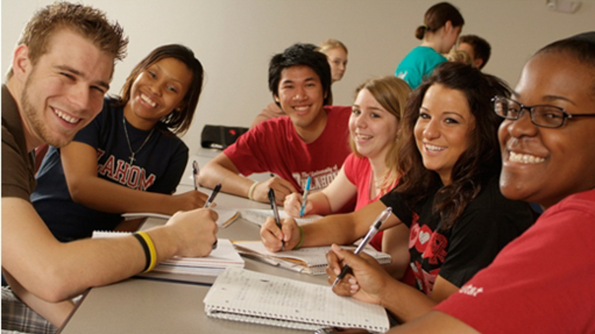 Students in class