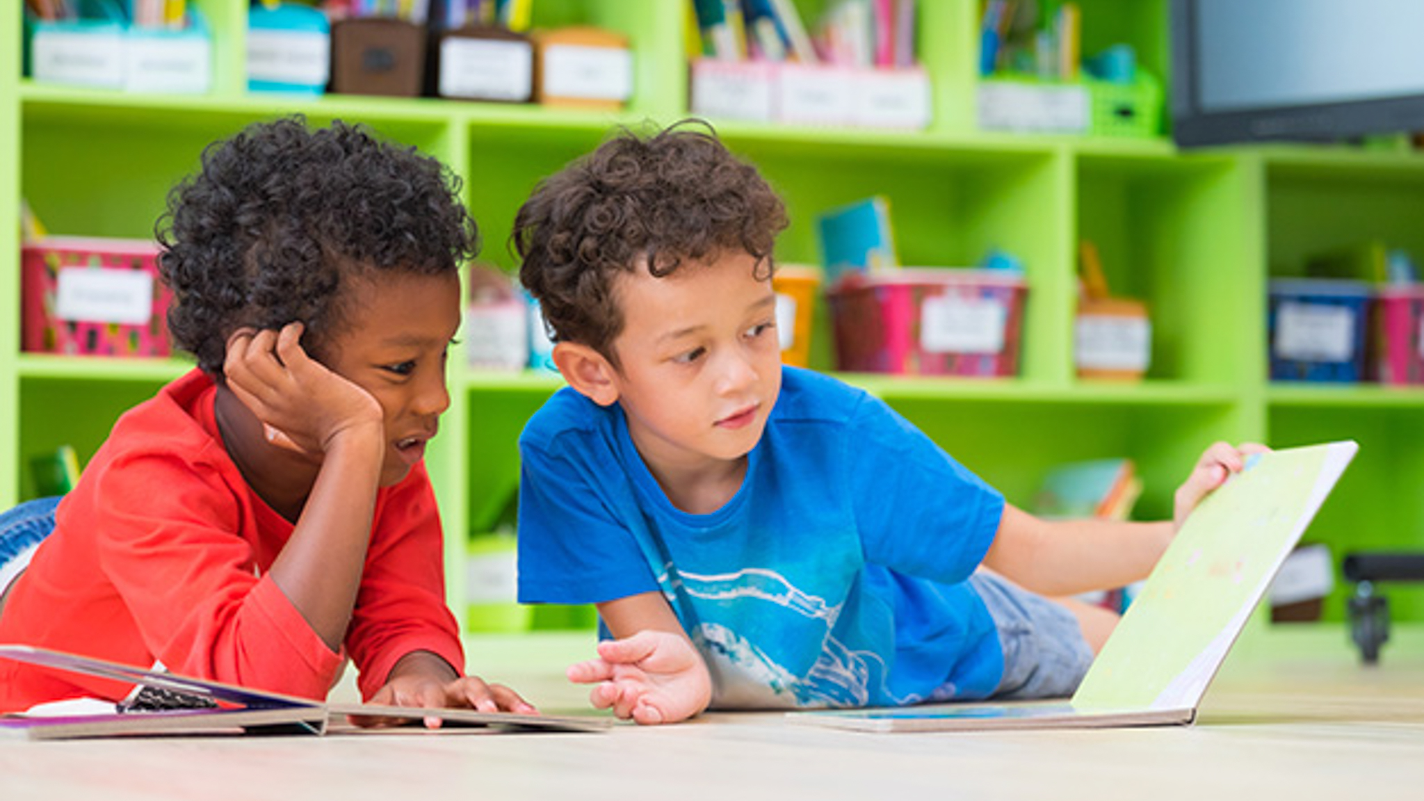 Children interacting