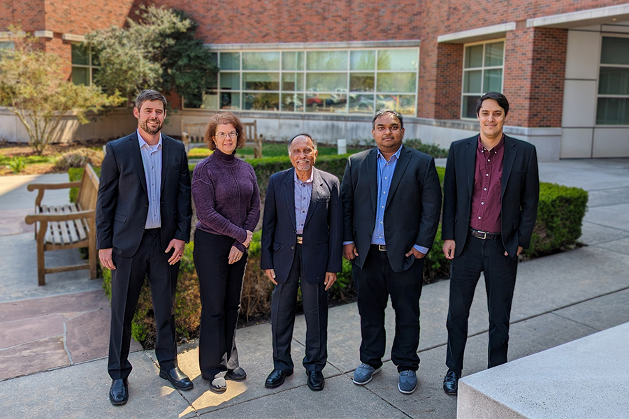 From left, Royce Floyd, Renee McPherson, Musharraf Zaman, Arif Sadri and Michael Molina.