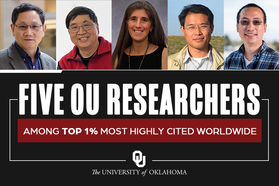 Five OU Researchers Among Top 1% Most Cited Worldwide