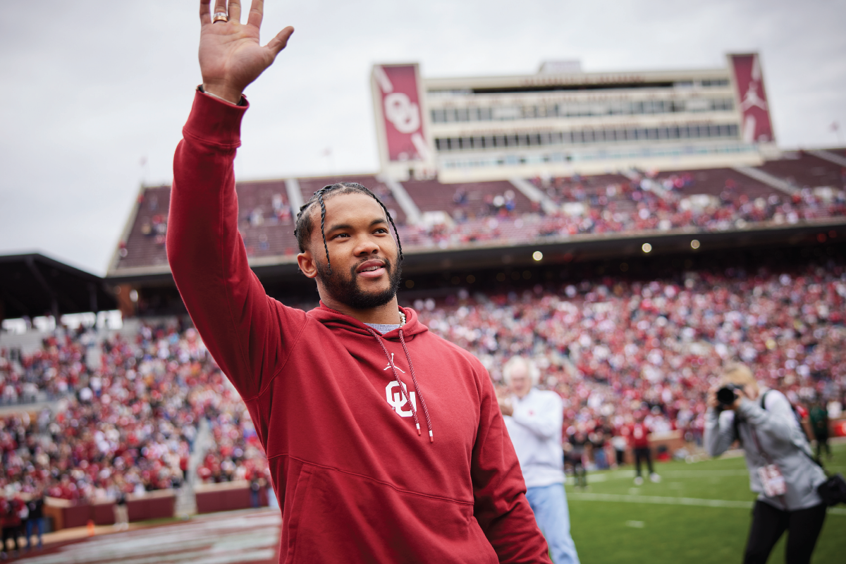 Kyler Murray at OU Spring Game