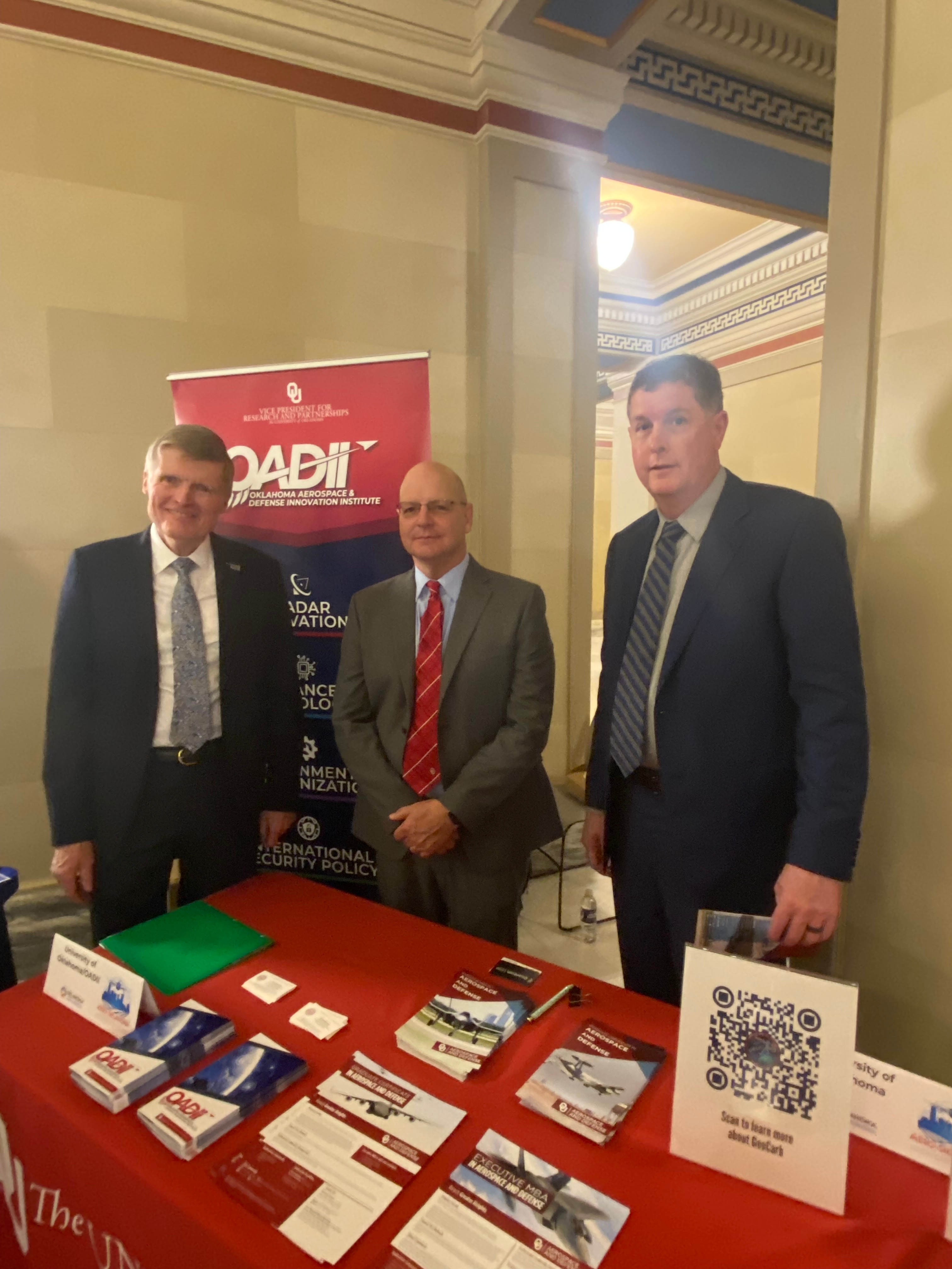 (L-R) Ret. Lt Gen Don Wetekam, Cliff Wojtalewicz and OADII Director Ret. Lt Gen Gene Kirkland 