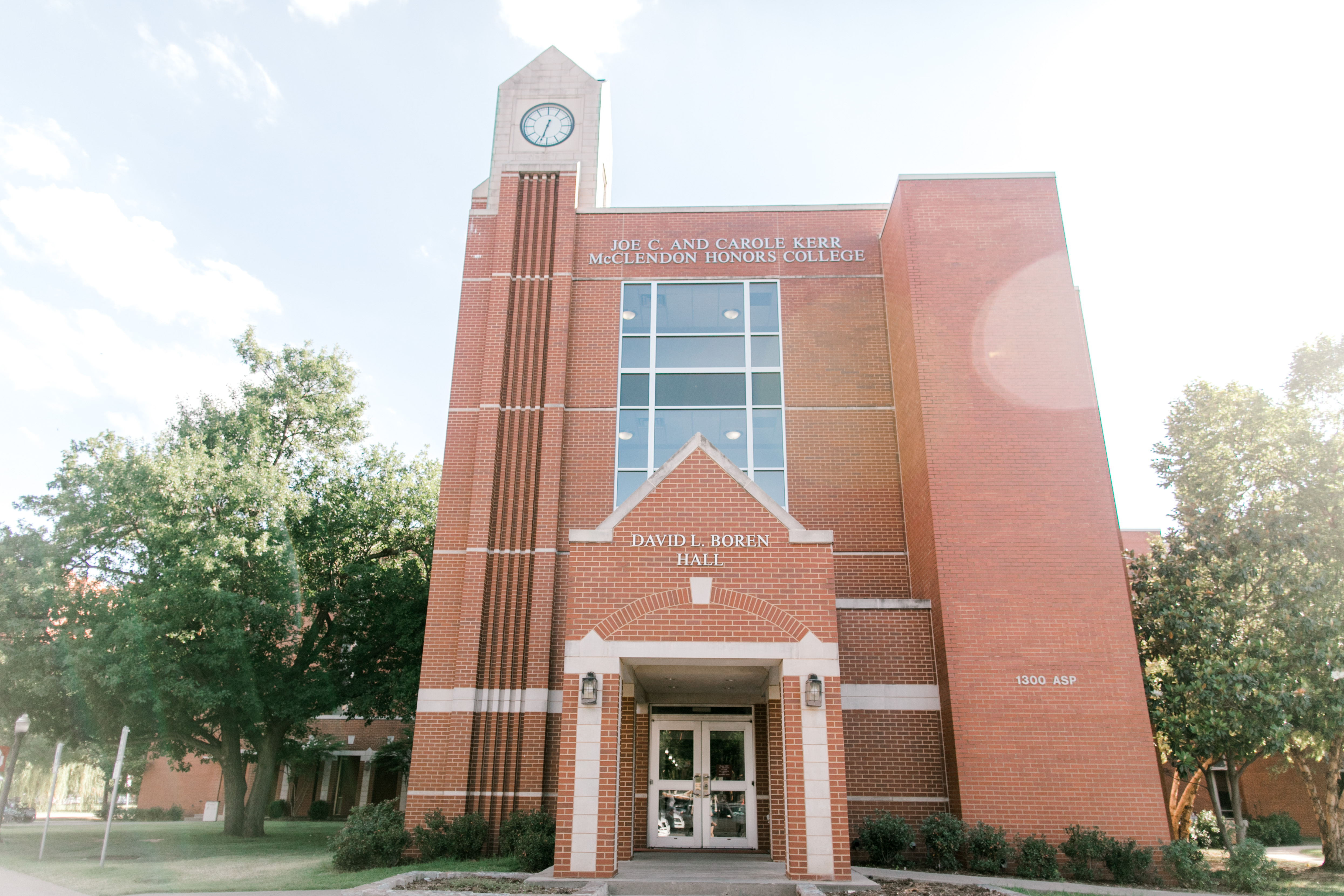 Exterior of David L. Boren Hall