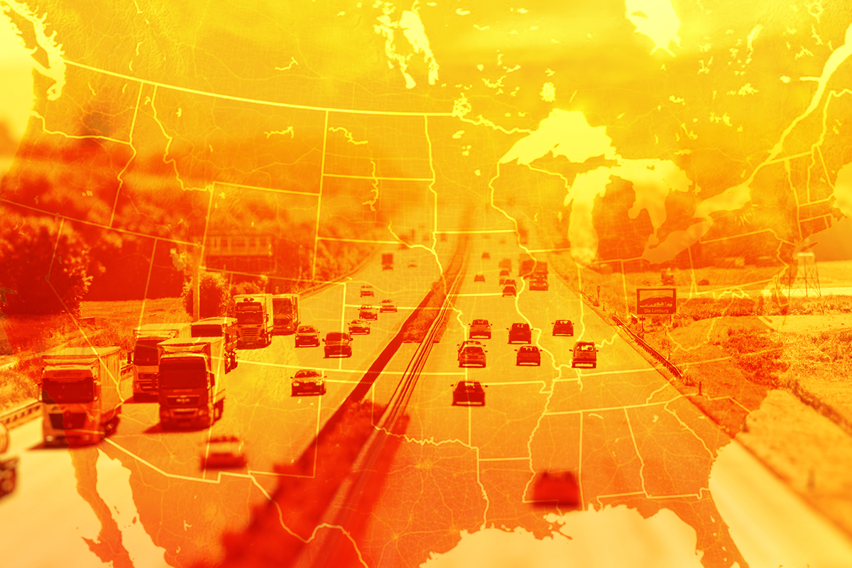 us heat map and freeway