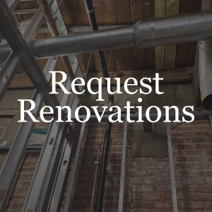 Sumbit renovation request. Construction background