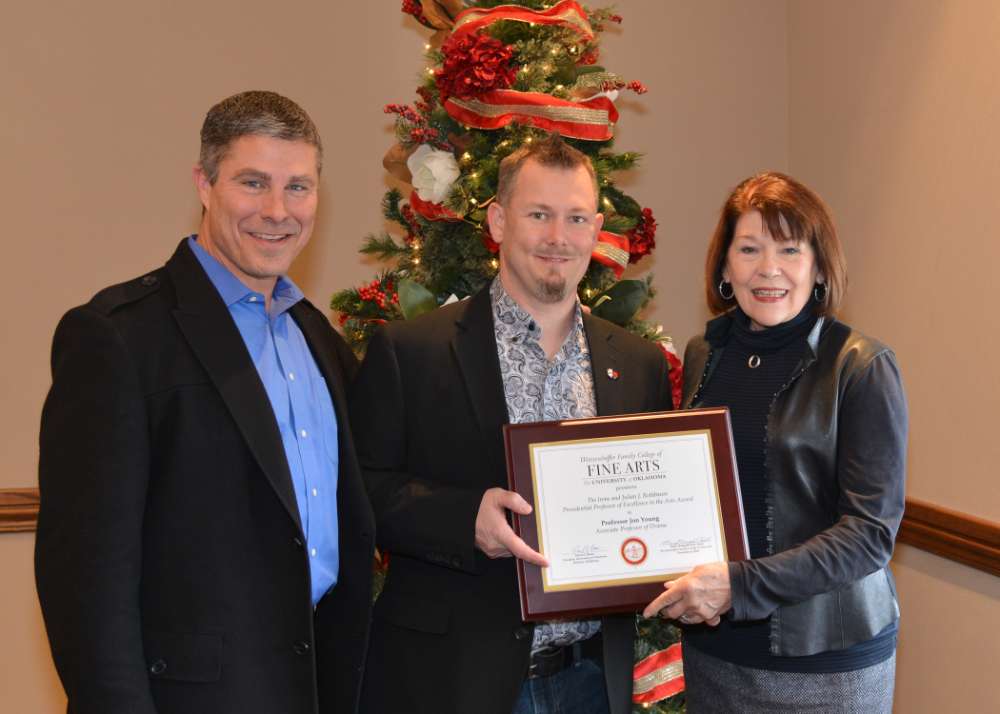 Director Orr, Professor Young, and Dean Holt