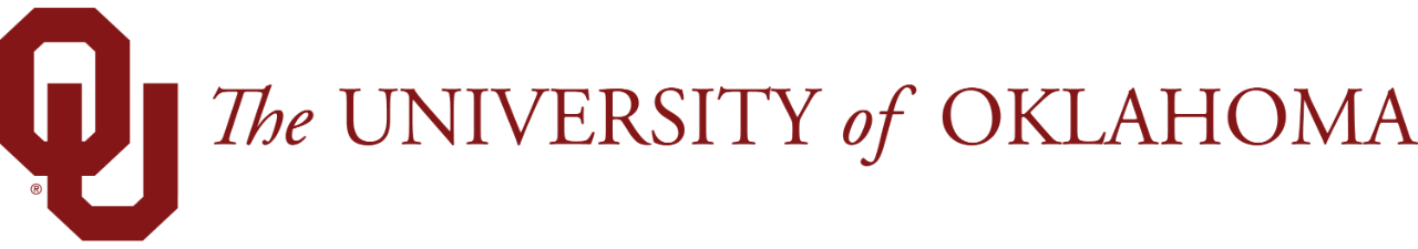 The University of Oklahoma website wordmark