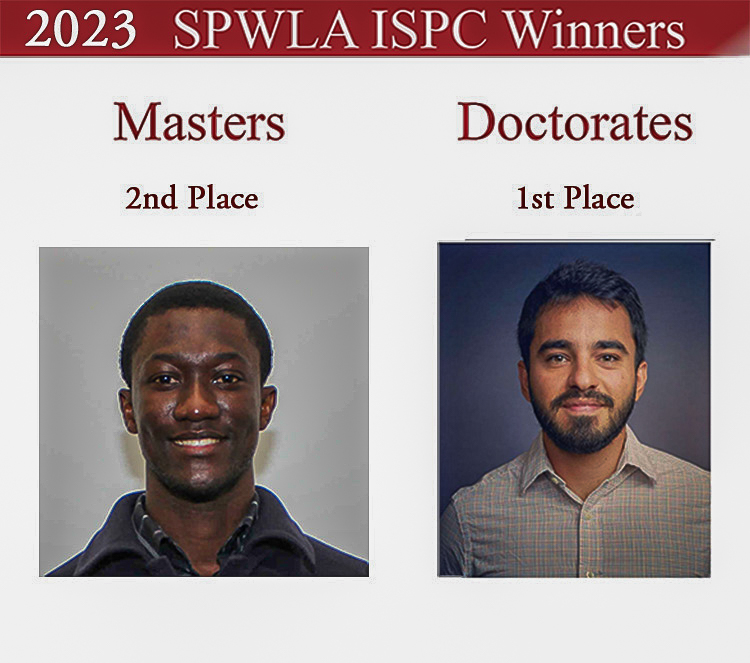 Photo-SPWLA-winners-masters-first-place-judah-odiachi-doctorates-first-place-felipe-cruz-doctorates-second-place-sidi-mamoudou