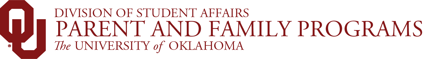 Interlocking OU, Parent and Family Programs wordmark.