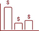 graphic bar chart icon 