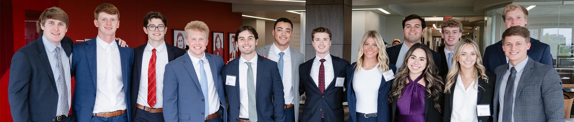 a group of finance students at the graduate center in downtown OKC.