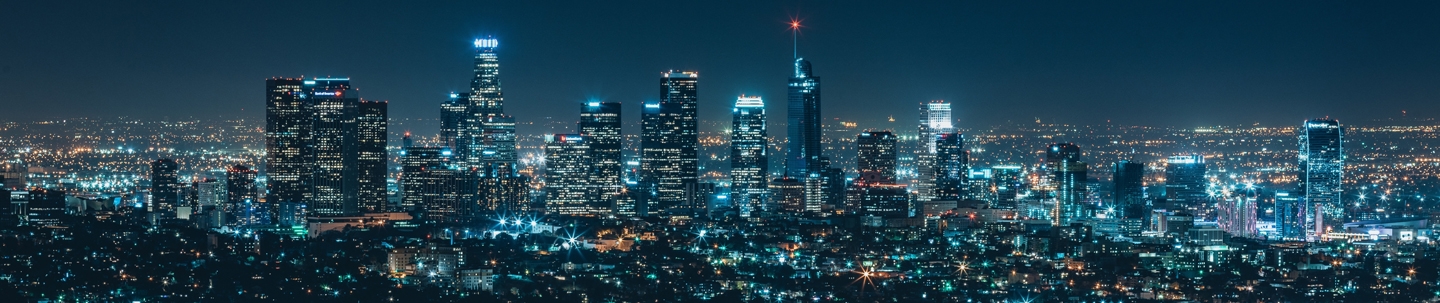 Los angeles city skyline