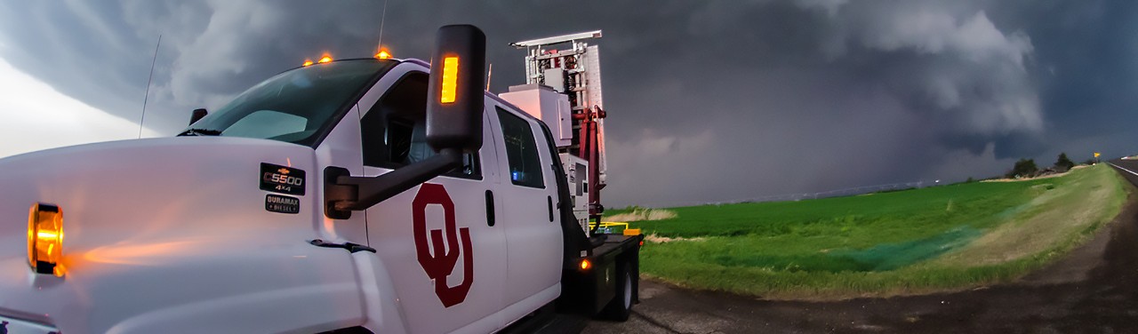 ou horus radar looking out at a storm