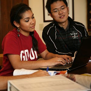 Students Studying