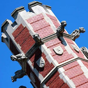 Gargoyles on Evans Hall