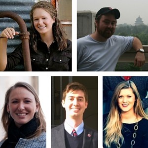 Five Fulbright grant recipients