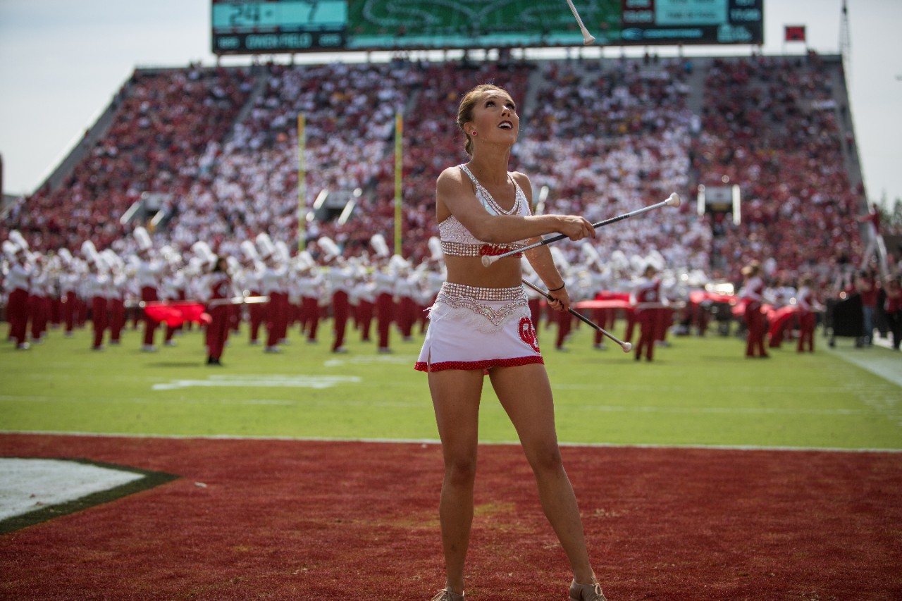 Sarah Harris, OU Twirler