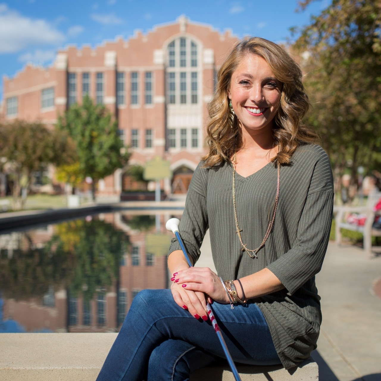 Sarah Harris, OU Twirler