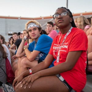 Students at Camp Crimson