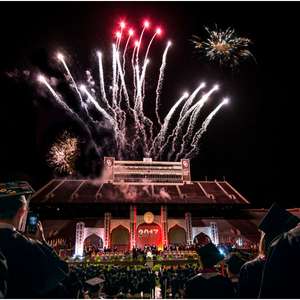 Commencement Ceremony fireworks